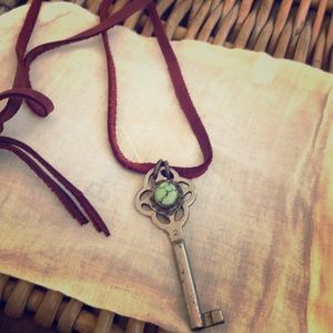 Sterling Key with turquoise